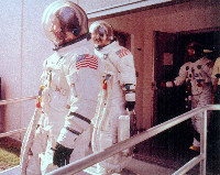 Apollo 10 crew on way to launch