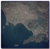Naples as viewed from STS-1